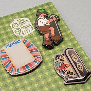 The Price is Right LIVE! 3 Enamel Pin Set - Plinko, Mountain Climber, Big Wheel
